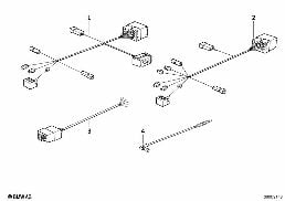 RADIO ADAPTER WIRING diagram for BMW 8 Series E31 850Ci