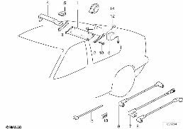 SINGLE COMPONENTS CD-6 CHANGER diagram for BMW 3 Series E36 325i