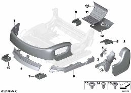 Zitting voor zittingscherm diagram for BMW Rolls-Royce Spectre Coupé RR25 Spectre