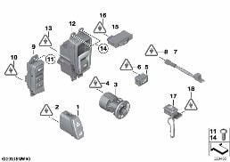 VARIOUS SWITCHES diagram for BMW Z4 E89 18i