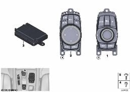 CONTROLLER diagram for BMW X5 F15 25d