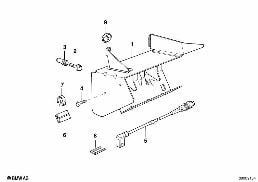 Composants chargeur CD-6 diagram for BMW 3 Series E36 318ti