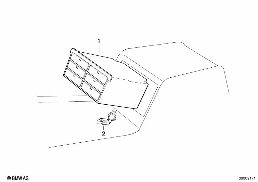 Pieces de boit.cass.de console centrale diagram for BMW 5 Series E39 525td