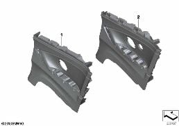 LATERAL TRIM PANEL REAR diagram for BMW 4 Series F33 440iX