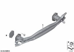 CARRIER, REAR diagram for BMW 4 Series F32 428i