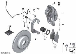 FRONT BRAKE PAD 'POWER KIT'