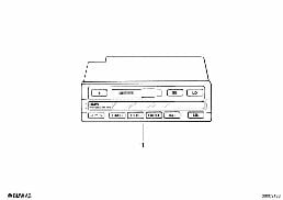RADIO BMW PROFESSIONAL RDS diagram for BMW 7 Series E38 740i