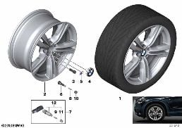 BMW LM Jant M Çift spoke 467 - 19