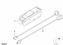 INDIVID. PARTS, TANDEM CAR PHONE SA622 diagram for BMW 7 Series E38 740i