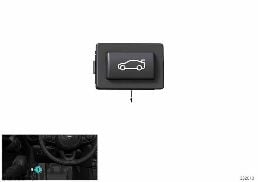 Şalter, Bagaj kilitlemesi diagram for BMW MINI Clubman F54 LCI Cooper