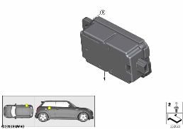 Odbiornik sygnałów fal radiowych pilota diagram for BMW MINI F56 LCI JCW