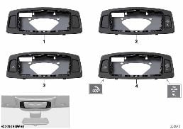 功能中心 車頂 diagram for BMW 2 Series F23 218d