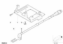 SINGLE PARTS, CD-CHANGER A diagram for BMW Z3 E36 2.2i
