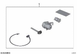 MASTER KEY LOCKING diagram for BMW MINI Cabrio F57 LCI JCW