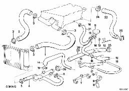 Systeme de refroidissement - durit