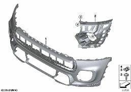 AEROKIT, TRIM COVER, FRONT