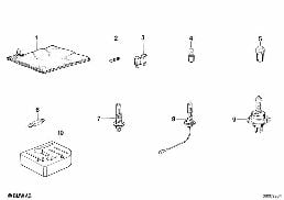 BULB/FUSE diagram for BMW 3 Series E30 320i