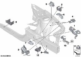 FRONT BODY BRACKET LEFT