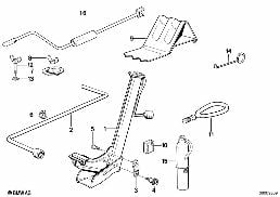 CAR TOOL/LIFTING JACK diagram for BMW 3 Series E30 320i