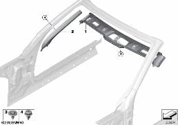 INTERIOR TRIMS AND PANELS diagram for BMW 4 Series F33 440iX
