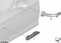Πρόσθετο φλας diagram for BMW 5 Series F07 GT 520d