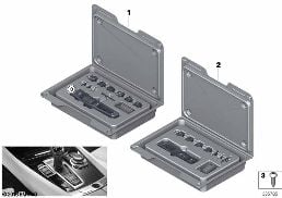 维修套件 操作面板 中央控制台 diagram for BMW 5 Series F10 LCI 530dX
