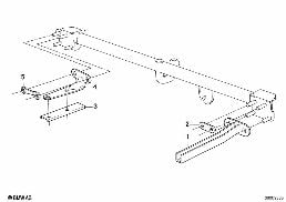 SINGLE PARTS OF TRAILER HITCH diagram for BMW 3 Series E30 320i