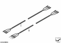 CVBS WIRE diagram for BMW 7 Series F01 LCI 740dX