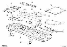 CAR TOOL/TOOL BOX diagram for BMW 3 Series E36 323i