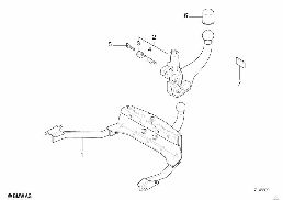 Pieces de dispositif d'attelage diagram for BMW 7 Series E38 735iL