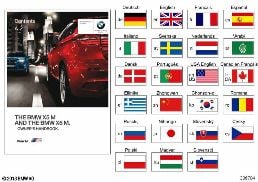 Instruktionsbok E70 M, E71 M diagram for BMW X5 E70 M