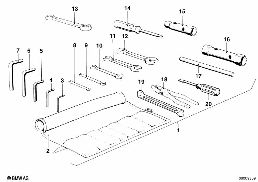 Trousse à outils diagram for BMW R50/5-R90S 69-76 R50/5