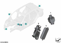 SURROUND VIEW diagram for BMW X5 F15 40eX