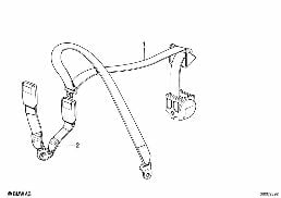 SAFETY BELT REAR