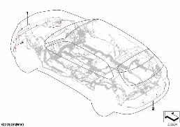 WIRING HARNESSES, BUMPERS, FRONT/REAR diagram for BMW X5 F15 30dX