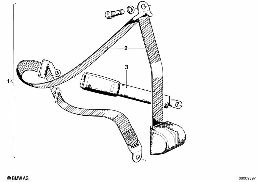 SAFETY BELT FRONT diagram for BMW 7 Series E23 728i