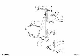 FRONT SAFETY BELT MOUNTING PARTS