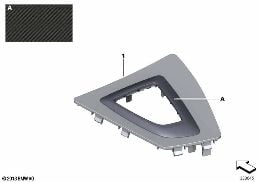M PERFORMANCE TRIM, GEAR SELECTOR SWITCH