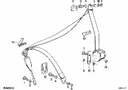 FRONT SAFETY BELT MOUNTING PARTS