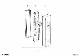 SAFETY BELT ADJUSTER diagram for BMW 5 Series E28 524td