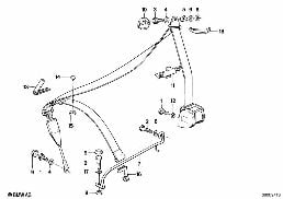 安全带 安装件 前部 diagram for BMW 3 Series E30 325ix