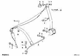 FRONT SAFETY BELT MOUNTING PARTS