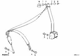 FRONT SAFETY BELT MOUNTING PARTS diagram for BMW 3 Series E30 316i