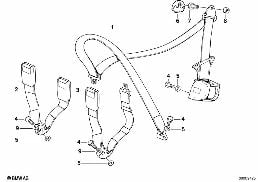 SAFETY BELT REAR