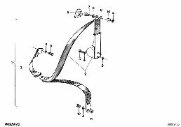 REAR SAFETY BELT MOUNTING PARTS diagram for BMW 5 Series E12 520