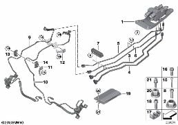 VALVE BLOCK + ADD-ON PARTS/DYNAMIC DRIVE diagram for BMW X5 F15 30dX