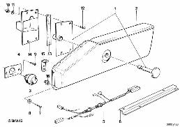 WEAPON SAFETY DEVICE OFFICIALS diagram for BMW 5 Series E28 524td