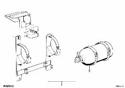 FIRE EXTINGUISHER diagram for BMW 7 Series E23 735i