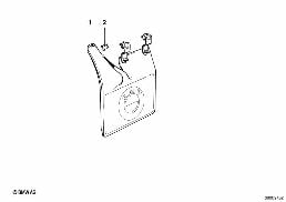 ACCESSORIES-SET MUD FLAP diagram for BMW 6 Series E24 635CSi