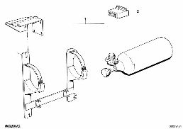 FRESH AIR SYSTEM diagram for BMW 7 Series E23 735i